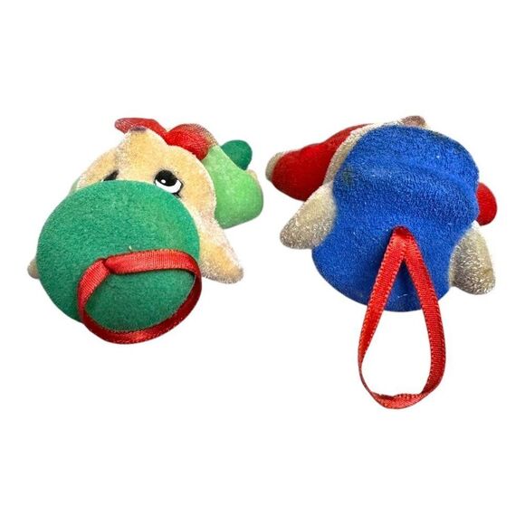 Disney The Rescuers Miss Bianca & Bernard Mouse Christmas Ornaments Vintage Lot - Picture 4 of 7